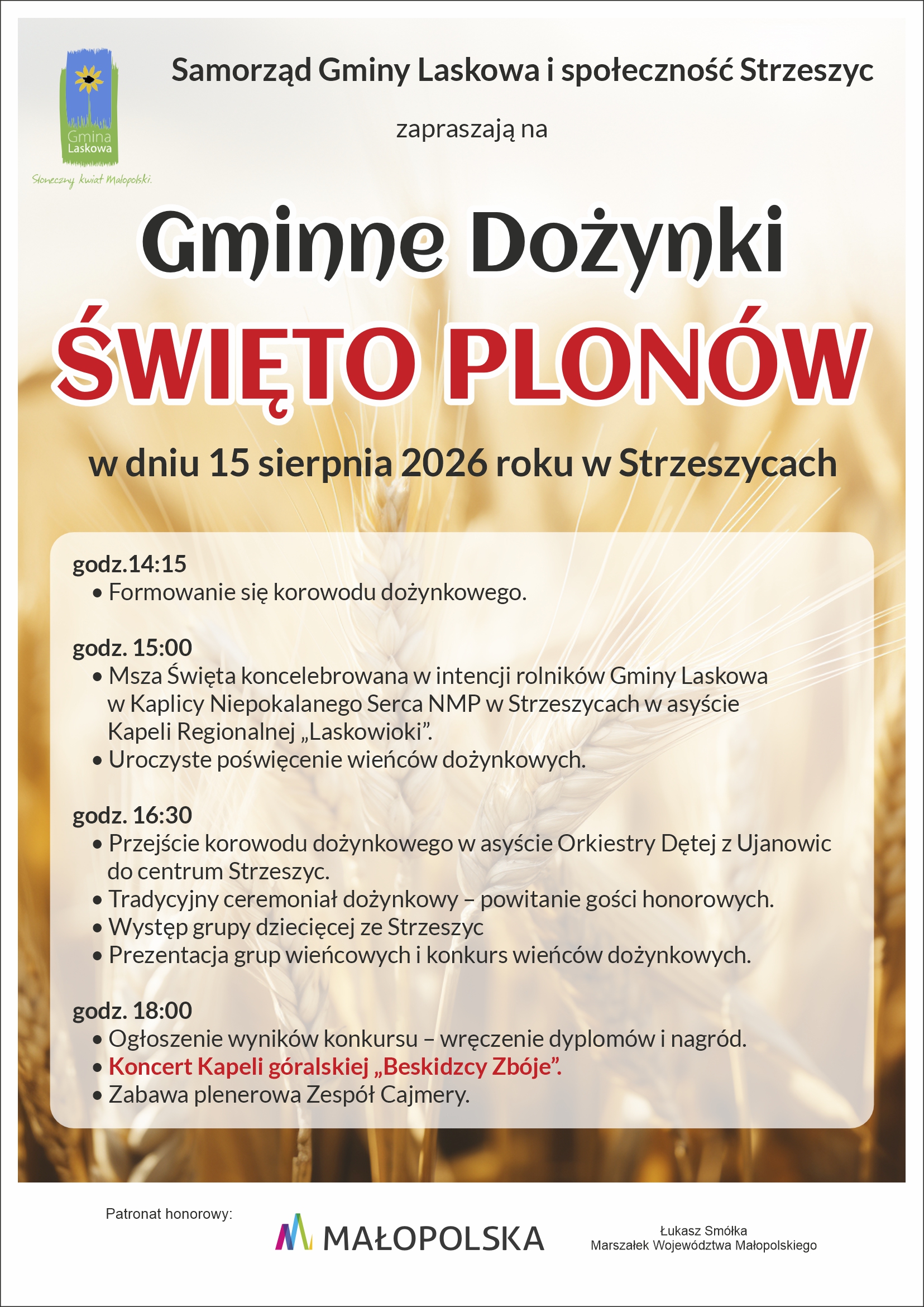 Gminne Dożynki „Święto Plonów”